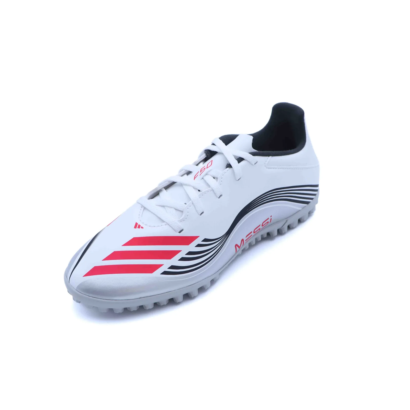 Tenis Adidas F50 Messi Club Tf Blanco / Plata
