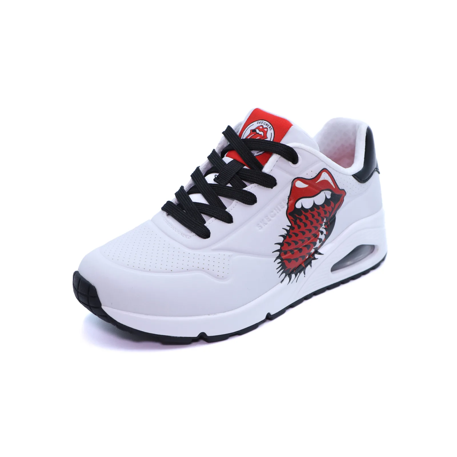 Tenis Skechers Uno Rolling Stones S Blanco / Negro