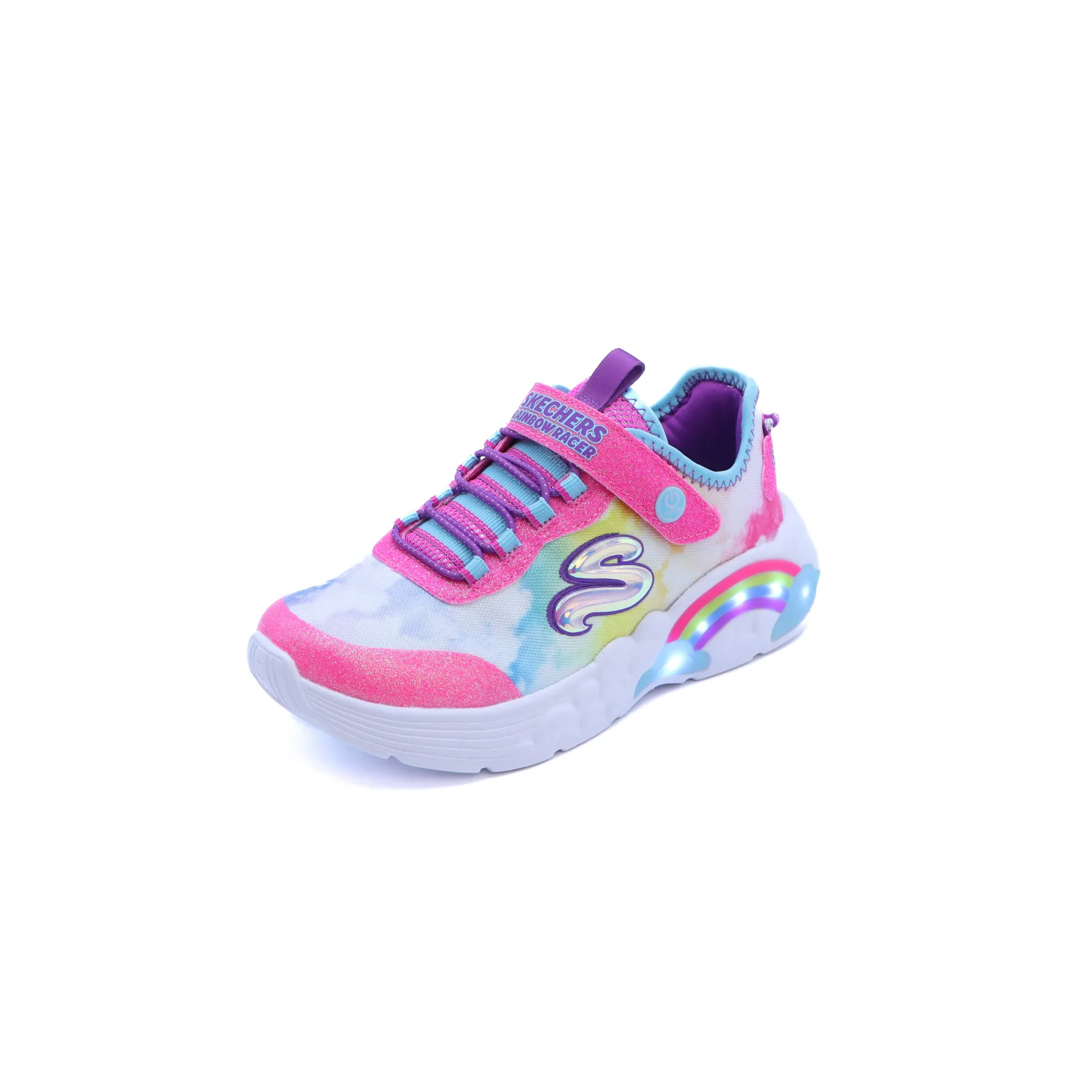Tenis Skechers Rainbow Racer Rosa / Multicolor