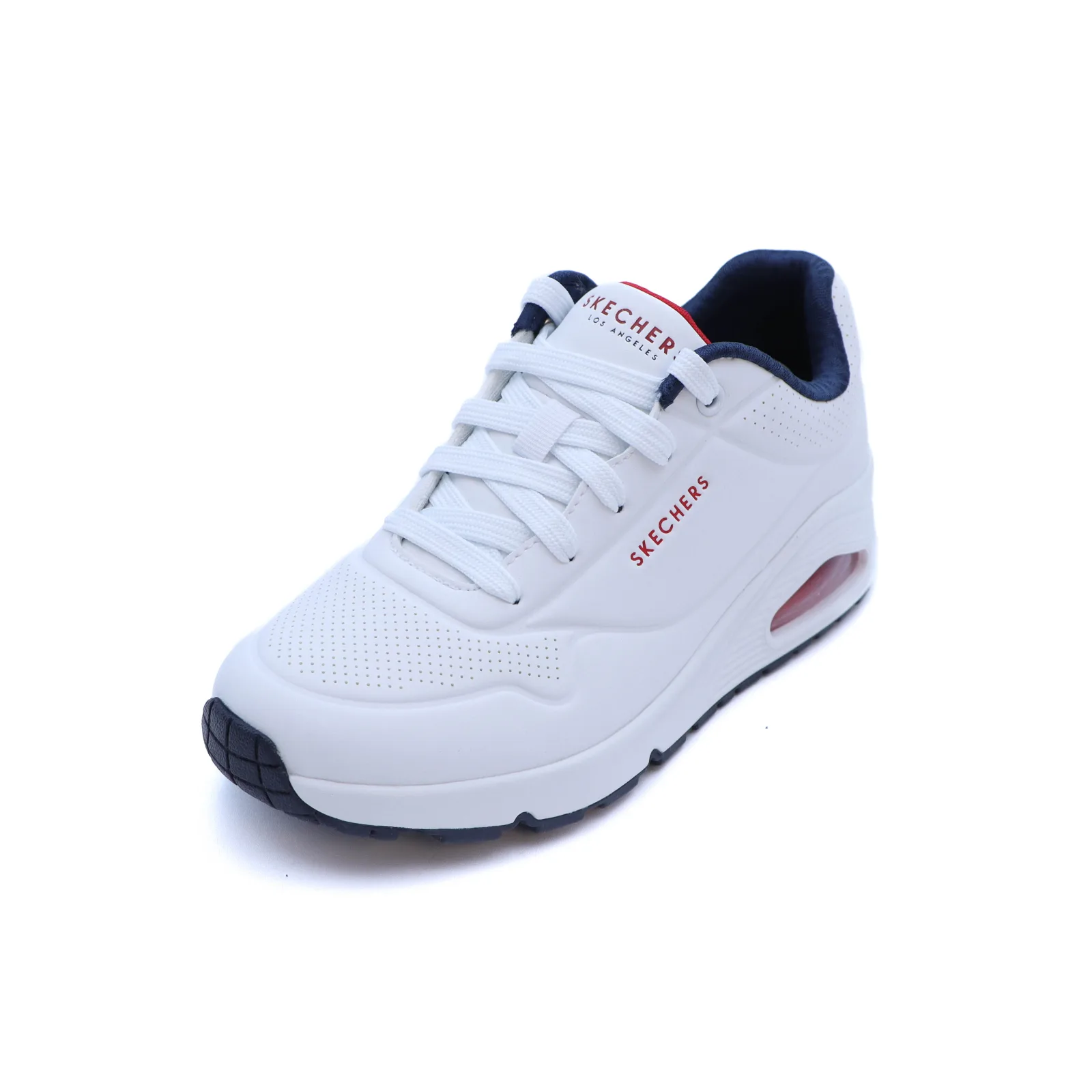 Tenis Skechers Uno-Stand On Air Blanco / Azul