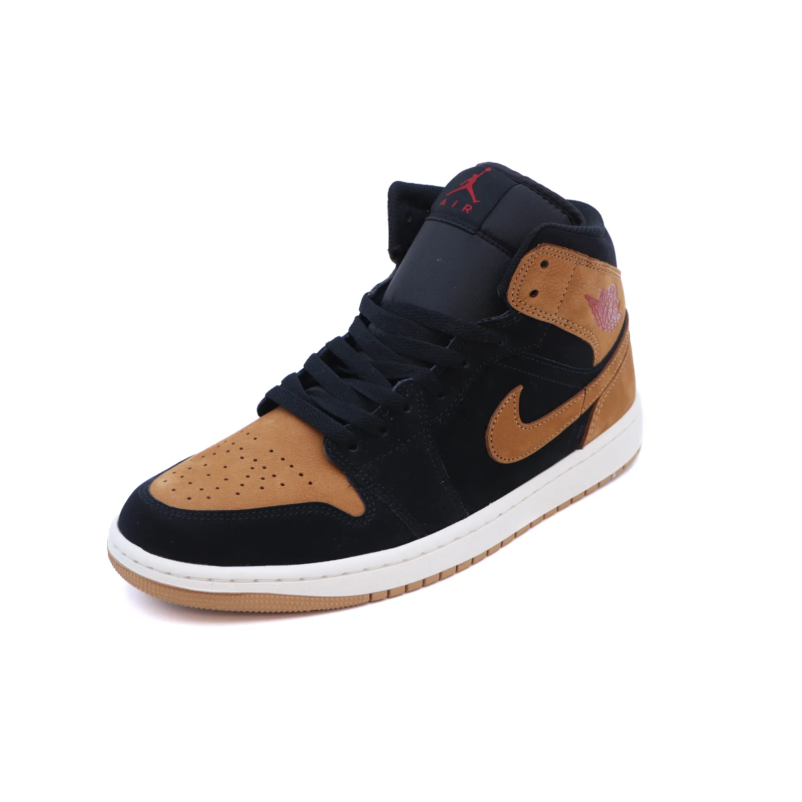 Botas Jordan Air Jordan 1 Mid Se Negro / Arena