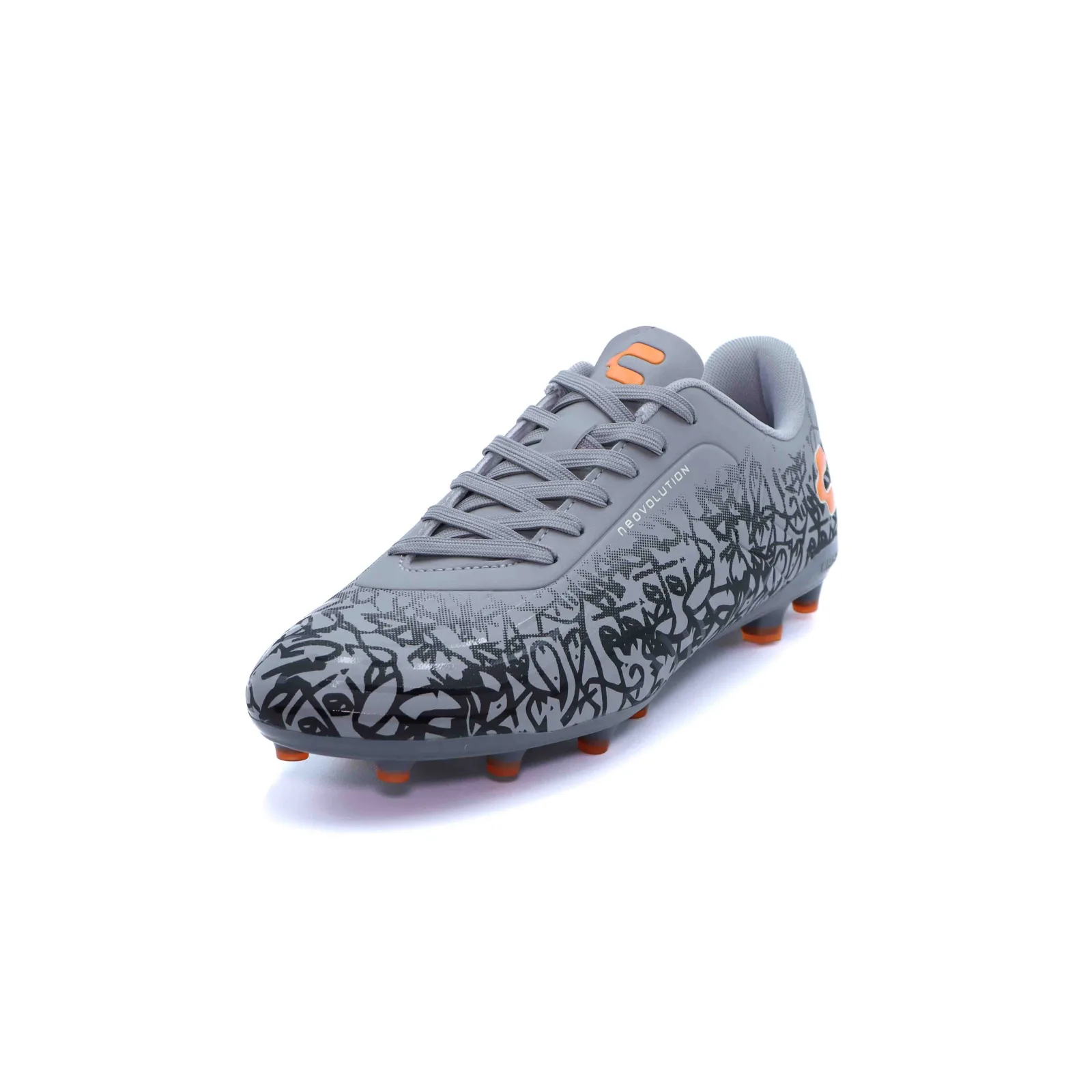 Tenis Charly 1086551006 Gris / Oxf / Naranja