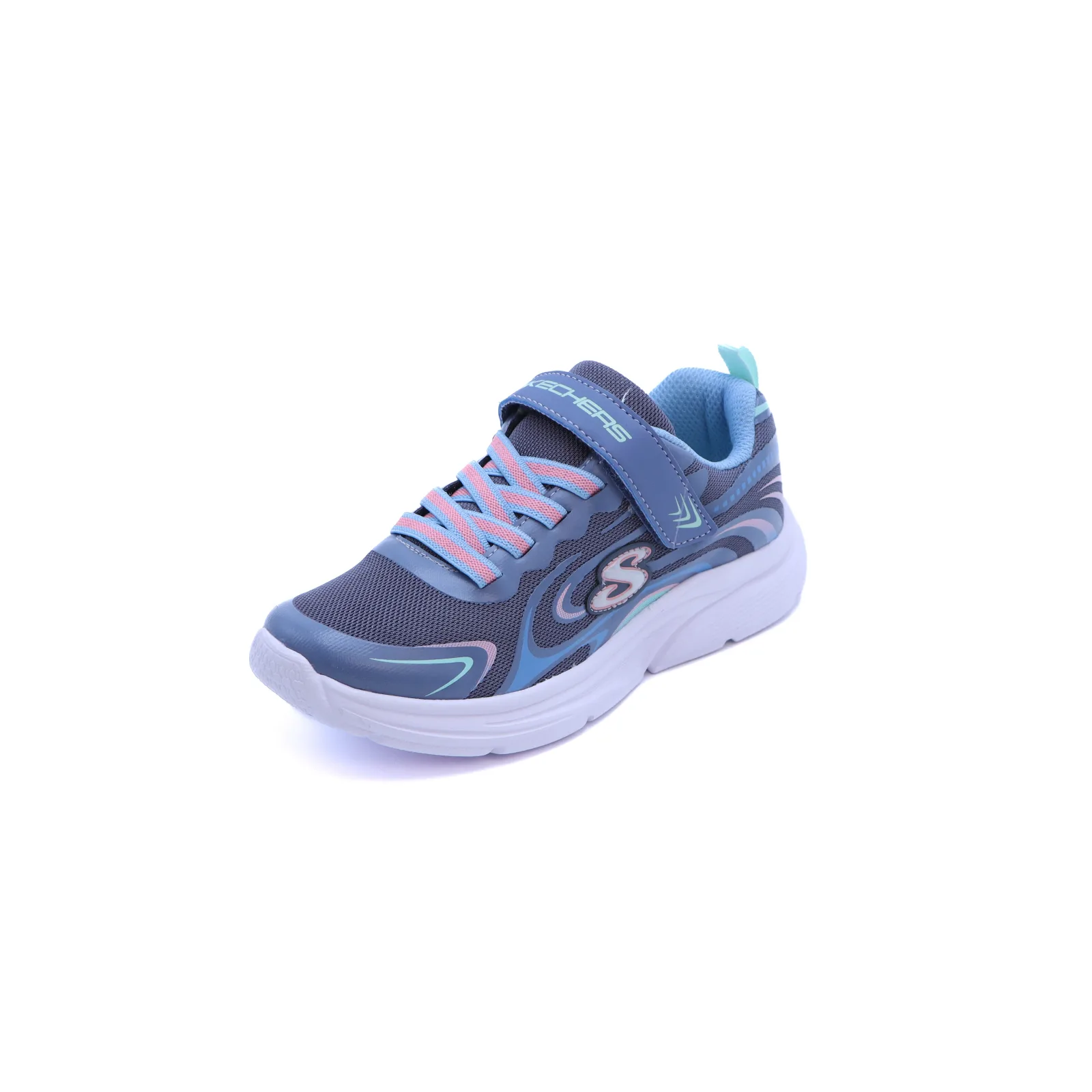 Tenis Skechers Wavy Lite Eureka Gris / Multicolor
