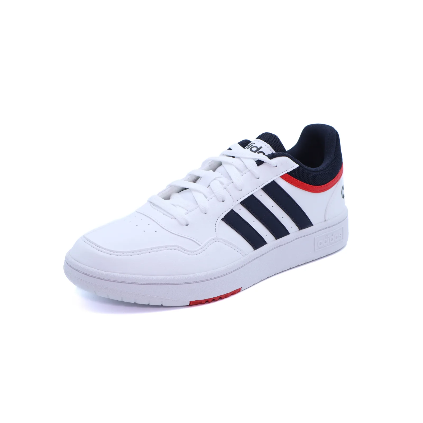 Tenis Adidas Hoops 3.0 Blanco / Azul Marino