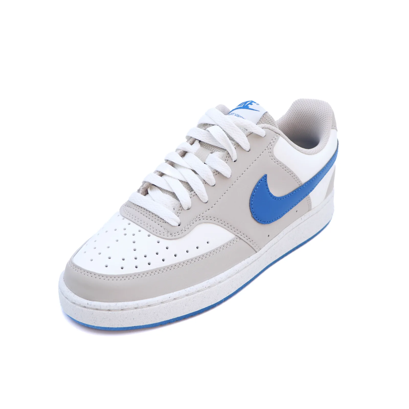 Tenis Nike Court Vision Lo P Nb Blanco / Gris / Azul